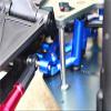 GPM Upgrades Aluminum Steering Assembly for 1/6 Super Baja Rey 4X4 (LOS05013) Rc Cars (Orange) view 2
