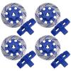 VGEBY RC Car Hub Brake Disc, Hex Wheel Hub Brake Disc Fit for UDR 1/7 RC car (Blue) Model Car Accessories Udr Parts Udr view 3