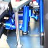 GPM Upgrades Aluminum Steering Assembly For 1/6 Super Baja Rey 4X4 (LOS05013) Rc Cars (silver) view 4