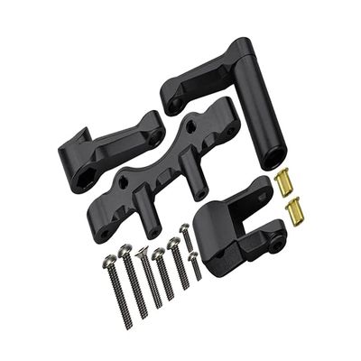 GPM for Team LOSI 1/6 Super Baja Rey 4X4 Aluminum Steering ASSEMBLY-13PC Set (Black)