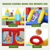 BOUNTECH Inflatable Bounce House, Bouncy House for Kids 5-12 Indoor Outdoor Party Family w/Jumping Area, Ball Pool, Toddler Jump Castle Bounce House with Blower Included for Christmas Birthday Gifts view 3