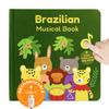 Cali's Books Brazilian Nursery Rhymes Book - Portuguese Sound Book for Toddlers 1-3 Years Old, Educational Music Toys for Bilingual Kids with Lyrics & Translations, Musical Baby Books for Children view 1