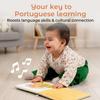 Cali's Books Brazilian Nursery Rhymes Book - Portuguese Sound Book for Toddlers 1-3 Years Old, Educational Music Toys for Bilingual Kids with Lyrics & Translations, Musical Baby Books for Children view 3