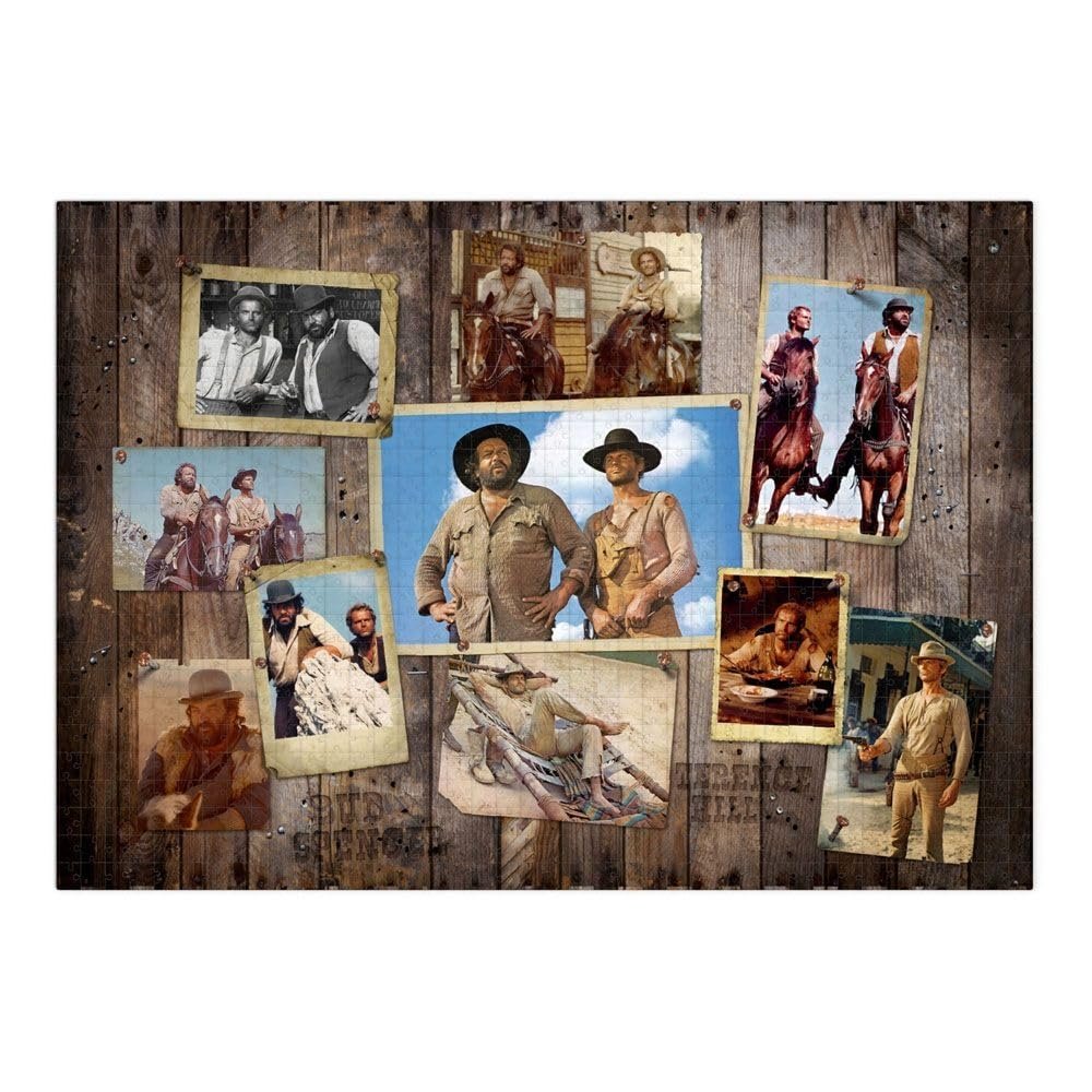 heo Oakie Doakie Games Bud Spencer & Terence Hill Jigsaw Puzzle Western Photo Wall (1000 Pieces)