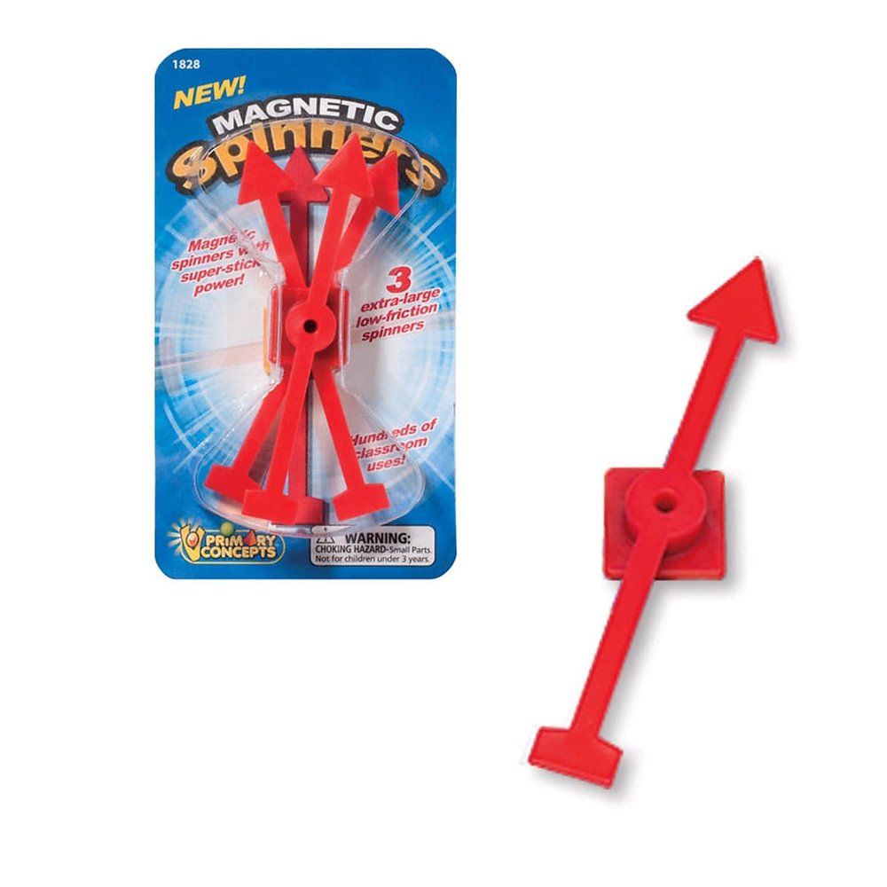 Primary Concepts Magnetic Spinners, Pack of 3 (PC-1828)
