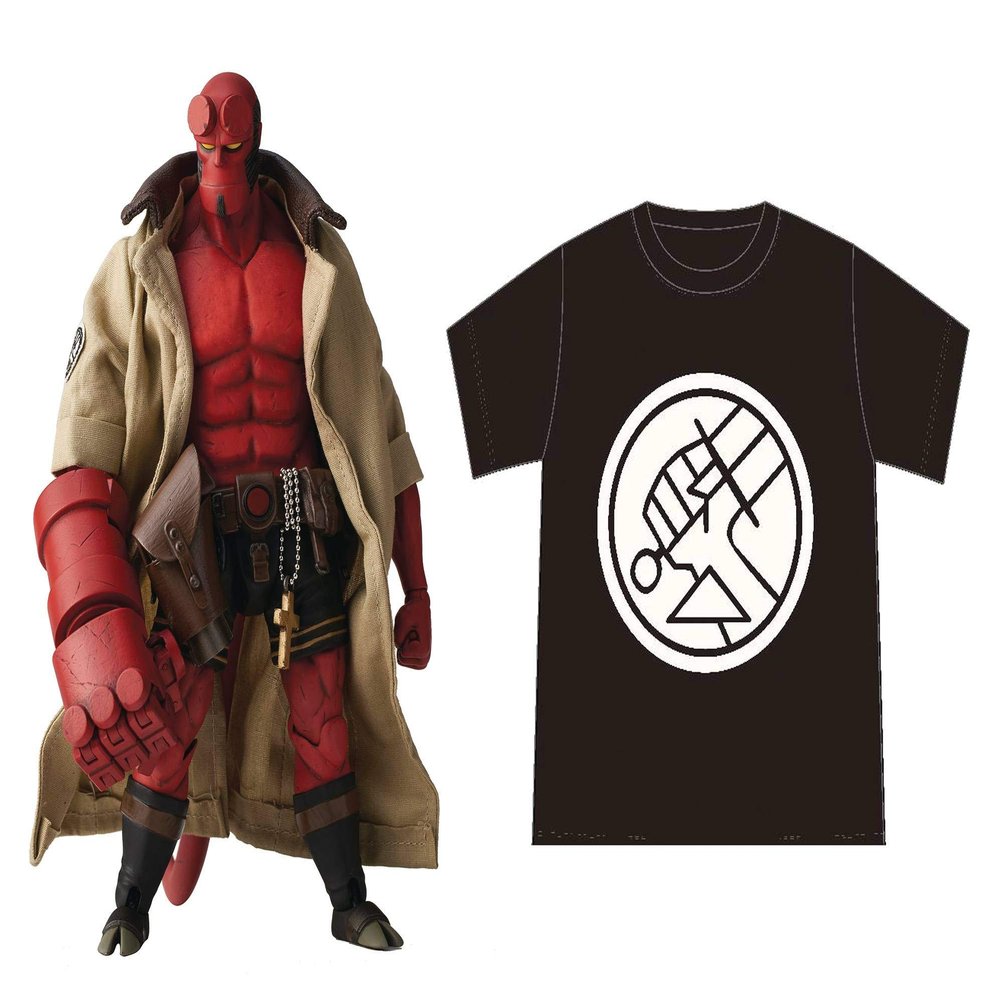 1000 Toys Hellboy BPRD Shirt Version 1:12 Scale Action Figure