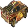 Disney Cars Golden Die-Cast Lightning McQueen 1:55Scale Movie Character for Racing and Storytelling Fun, Gift for Kids Age 3 Years and Older view 4