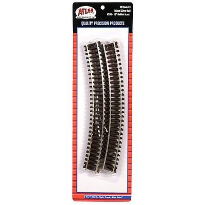 SP Whistle Stop ATM530 HO Scale Code 83 15 in. Radius Track - 6 Piece