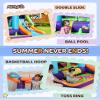 AirMyFun Bounce House for Kids and Toddler, Inflatable Bouncy Castle with Blower Outdoor Indoor Backyard Jumping House with Slide (82003) view 4