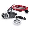 Que-T Metal RC Round LED Light with Cover for TRX-4 Axial SCX10 Tamiya CC01 D90 TF2 1: 10 Crawer Car (2pcs) view 3