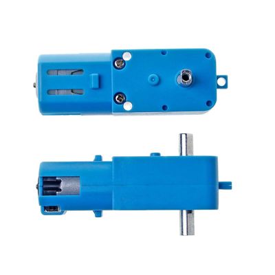 ALLPARTZ 2PCS TT Motor 3V-6V 110RPM All Metal Gear Gearbox for Smart Car Robot (Dual Shaft)