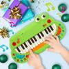 Battat  Toddler Musical Instrument  Animal Keyboard Piano with 5 Settings  Crocodile Piano  2 Years+ view 3