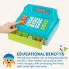 Battat  Toy Cash Register for Kids, Toddlers  48 Pieces with Toy Money, Credit Card  Pretend Play  3+ Years view 2