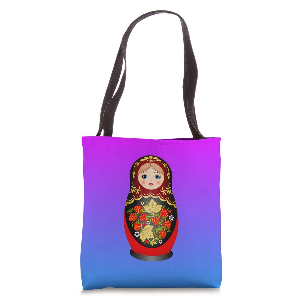 Beautiful Matryoshka Russian Nesting Doll Tote Bag