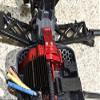 1:10 KRATON 4S BLX/SENTON 3S BLX Upgrade Parts Aluminum Rear Gear Protection Motor Mount - 10Pc Set Blue view 2
