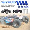 Hobbypark Metal Alumimum 12mm to 17mm Wheel Hex Hub Adapter Extension Conversion w/Wrench for 1/10 RC Cars Monster Trucks Off Road Buggy Upgrade 1/8 Tires (with Navy Blue Adapter) view 4