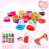 JOYIN 30 PCS Valentines Day Clear Slime Hearts for Kids Classroom Exchange Prizes, Valentine Party Favors, Gift Exchange view 4