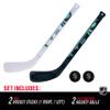 Franklin Sports Seattle Kraken NHL Mini Hockey Stick Set - NHL Team Knee Hockey Stick and Ball Set - Two Player Stick Set - Great Toy for Kids view 2