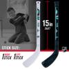 Franklin Sports Seattle Kraken Mini Hockey Set - Knee Hockey Goal, Ball, & 2 Hockey Stick Combo Set - Mini Goal Net - NHL Official Hockey Set view 4