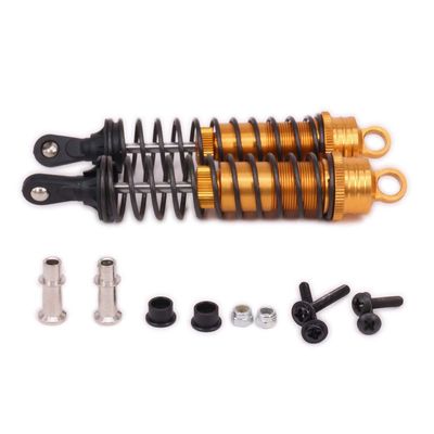 Aluminum Shock Absorber Damper 122mm Oil Filled Adjustable for 1/8 Buggy Truck HPI HSP Losi Axial Tamiya RC Car Upgraded Hop-Up Parts(yellow)