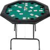 Koreyosh Poker Table Folding Casino Poker Tables Texas Holdem Poker Table Foldable, Felt Top Board Game Table with Plastic Cup Holders view 1