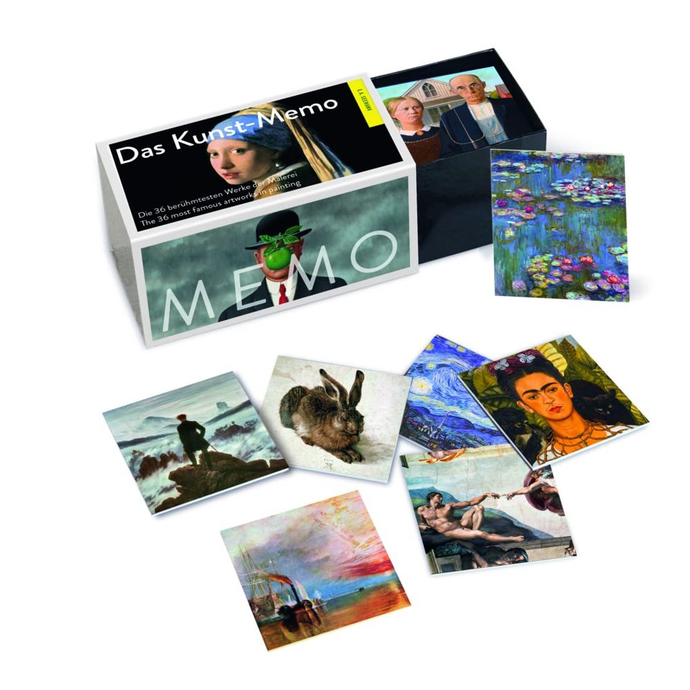 Das Kunst-Memo | The Art Matching Game: Die 36 berhmtesten Werke der Malerei | The 36 Most Famous Paintings
