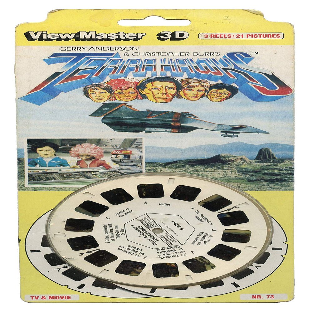 Terrahawks - Gerry Anderson ViewMaster Classic Set - 3 Reels - 21 3D Images