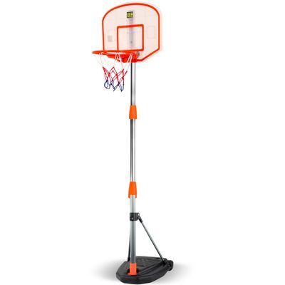 Pro Ball Portable Electronic Scoreboard Basketball Hoop for Kids, Adjustable Height Design up to 65