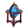 Dollhouse Decoration Globe, Dollhouse Mini Globe Exquisite Appearance Dollhouse Globe, Safe Rotatable for 1/12 Scale Doll(Mahogany) view 2