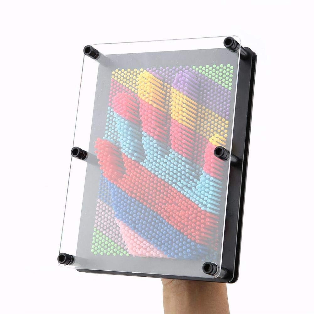 3D Clone Hand Model Children Plastic Hand Face Model Needle Printing Model Clone Pin Art Board Plastic Desk Toys Sculptures(s)