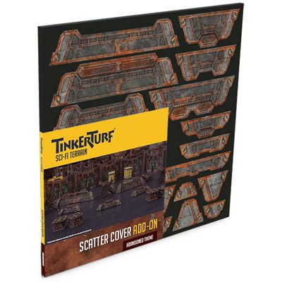 TinkerTurf Sci-Fi Terrain: Scatter Cover, Abandoned Theme, Sturdy, Affordable, Great-Looking Full-Color Terrain, Quick and Easy to Assemble, Virtually Limitless Setups