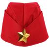 Kisangel Military Ship-Shaped Cap Russian Style Sailor Dance Hat Lightweight Party Performance Headwear One Size Fits Most view 1