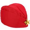 Kisangel Military Ship-Shaped Cap Russian Style Sailor Dance Hat Lightweight Party Performance Headwear One Size Fits Most view 3