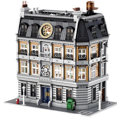 General Jim's New York Sanctorum Sanctum - Magic Library Santuary Modular City Bulding Blocks Set | Compatible with City Sets and All Major Brands