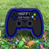 Jergrim Blue Video Game Controller Piata (Small Stick Included) 17x11x 3 Perfect for Birthday Gamer Parties, Party Decor, Gaming theme parties and other Decorations view 2