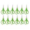 Scotch 5-Inch Soft Touch Pointed Kid Scissors, 12 Count Teacher Pack, Green, Pack of 6 view 2