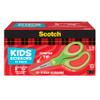 Scotch 5-Inch Soft Touch Pointed Kid Scissors, 12 Count Teacher Pack, Green, Pack of 6 view 3
