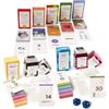 Think Tank Scholar 180 Preschool Flash Cards Bundle + 681 Math Addition, Subtraction, Multiplication and Division Flash Cards | All Math Facts Color Coded (Pre-K - 5th Grade) view 1
