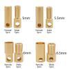 Treehobby 40PCS 5mm 5.5mm 6mm 6.5mm Male Female Gold Banana Plug Bullet Connector for RC Battery ESC Motor Wire Plug view 2