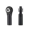 10Pcs M3 Plastic Bent Rod Ends,Black M3 Crawler Width Balls Ends for Axial D90 SCX10 RC Car (Black B) view 4