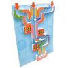 Mind Sparks Magnetic Marble Run, Assorted Colors, 9.6" W x 11.2" H Magnetic Board, 34 Pieces view 2