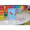 Mind Sparks Magnetic Marble Run, Assorted Colors, 9.6" W x 11.2" H Magnetic Board, 34 Pieces view 4