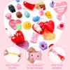JOYIN 28 PCS Mochi Squishy Toys with Valentine Cards and Filled Hearts Party Favors for Kids Valentine Gifts Classroom Exchange, Kawaii Stress Relief Toy for Valentines Day Gift Exchange, Game Prizes view 4