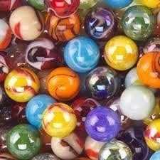Mega Marbles Set of 12-22mm Assorted Bulk Shooter Marbles New