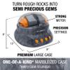 Brookstone Rock Tumbler and gem Stone Creation Kit for Kids with Rocks & Jewelry Making Supplies Included view 2