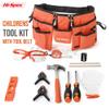 Hi-Spec 16pc Orange Kids Tool Kit Set & Child Size Tool Belt. Real Kit for DIY Building, Woodwork & Construction Learning for Kids view 2