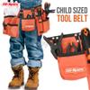 Hi-Spec 16pc Orange Kids Tool Kit Set & Child Size Tool Belt. Real Kit for DIY Building, Woodwork & Construction Learning for Kids view 3