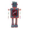 Charmgle Antenna Robot Tinplate Toy Adult Collection Spring Wind-up Toy Photo Props Novelty Tin Toy Party Favor Home Store House Decoration view 3