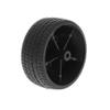 angwang Tires,4pcs 48mm Simulation Rubber Wheel Tire Wheel Toy Model DIY RC Spare Parts Black view 3
