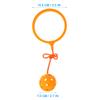 Kisangel Skip Ball Ankle Toy for Kids Ages 4-8 Lightweight Jumping Ring Ball for Outdoor Fitness and Coordination Exercise 4 Pcs Set view 2